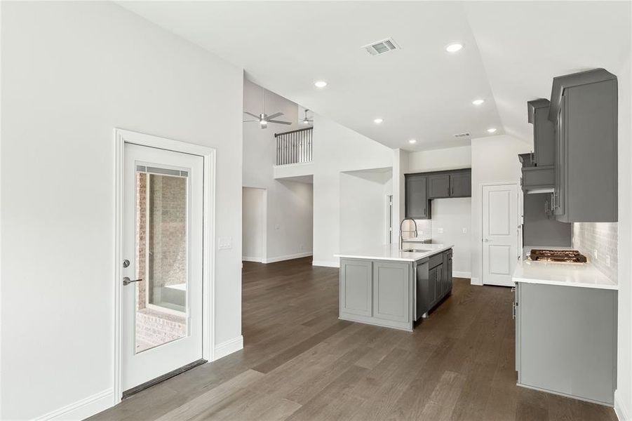 Furnished interior view inside a new home in Liberty, Melissa (Image 12). Furnished interior view inside a new home in Liberty, Melissa (Image 12).