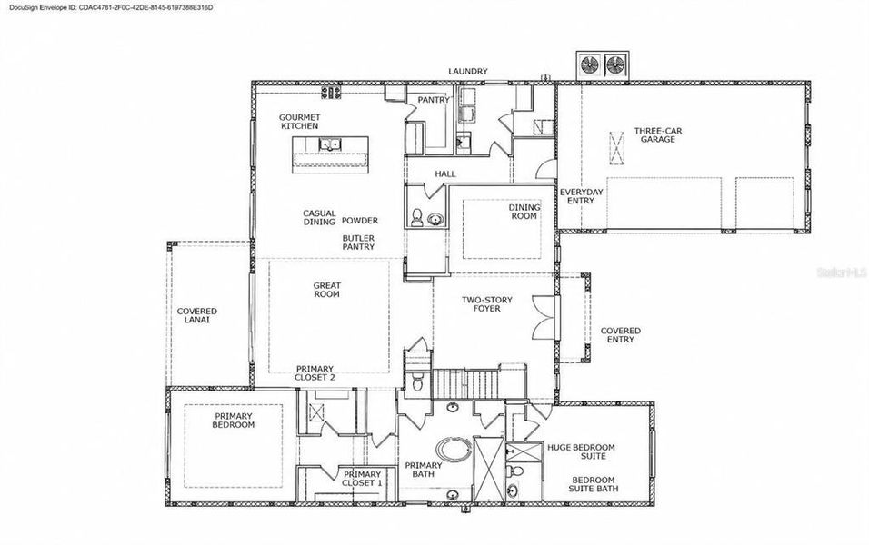 2D floor plan layout of this home in , Montverde, FL (Image 4). 2D floor plan layout of this home in , Montverde, FL (Image 4).