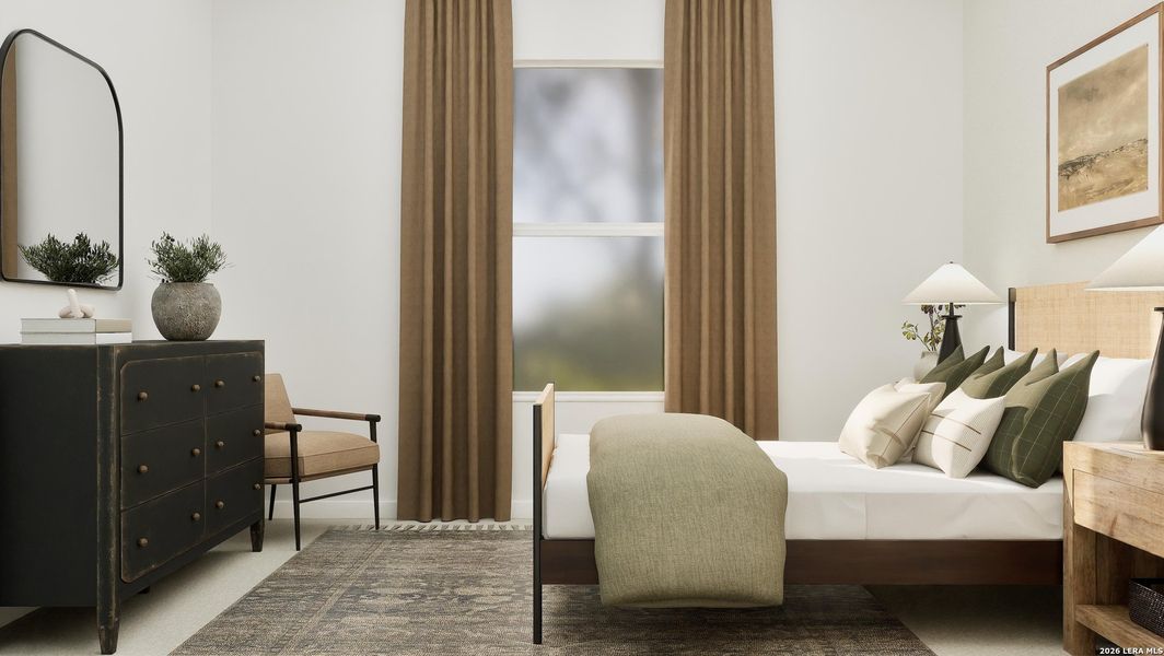 Furnished interior view inside a new home in Brookmill, San Antonio (Image 32).