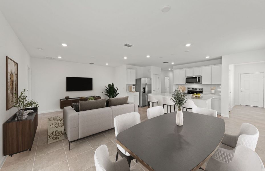 Furnished interior view inside a new home in Caloosa Cove, Labelle (Image 7). Furnished interior view inside a new home in Caloosa Cove, Labelle (Image 7).