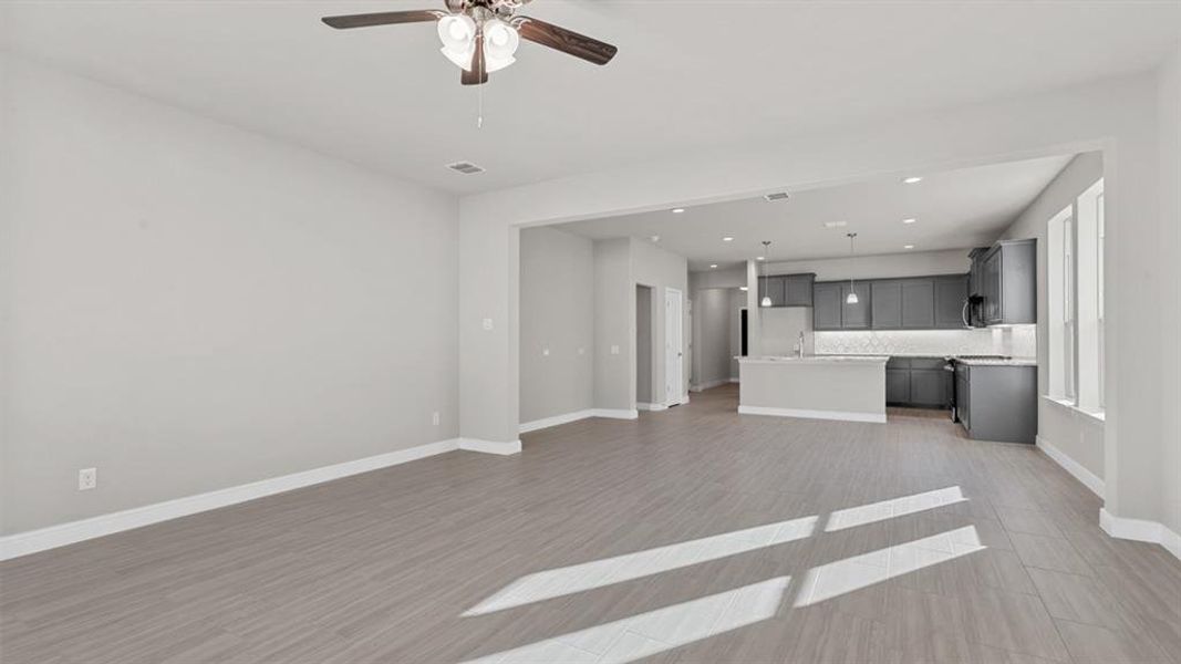 Spacious, unfurnished interior of a new home in Pecan Square, Northlake (Image 21). Spacious, unfurnished interior of a new home in Pecan Square, Northlake (Image 21).