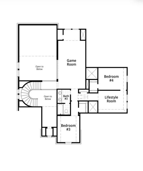 2D floor plan layout for the Leyland by Highland Homes in Meraki: 60ft. lots, Forney, TX (Image 30). 2D floor plan layout for the Leyland by Highland Homes in Meraki: 60ft. lots, Forney, TX (Image 30).
