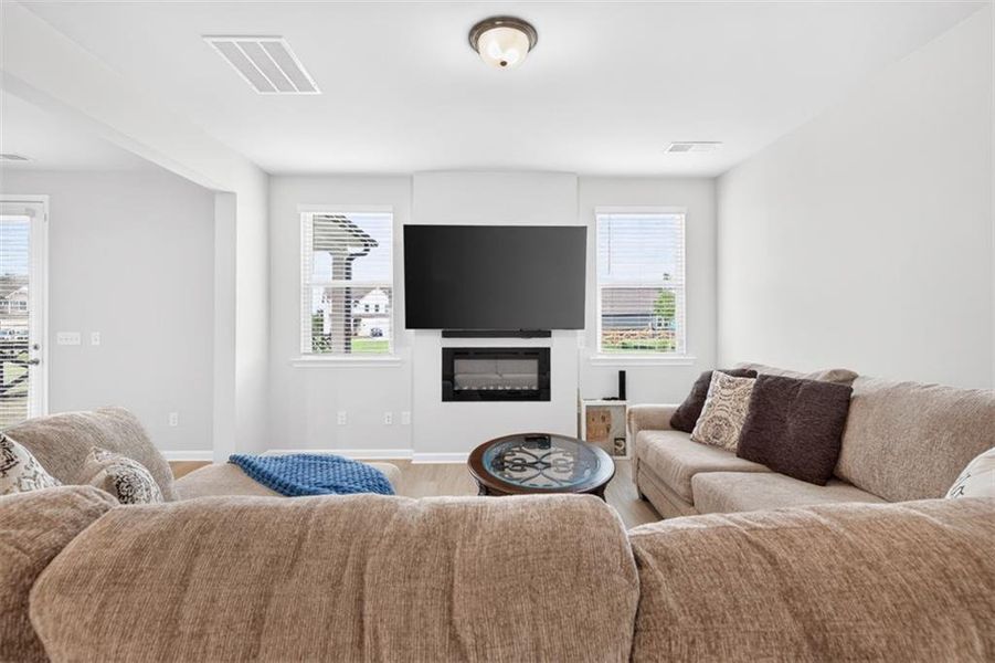 Furnished interior view inside a new home in , Hoschton (Image 19). Furnished interior view inside a new home in , Hoschton (Image 19).