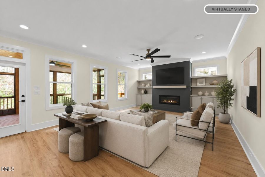 Lot 44 staged living room