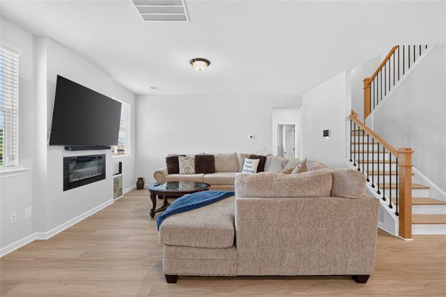 Furnished interior view inside a new home in , Hoschton (Image 9). Furnished interior view inside a new home in , Hoschton (Image 9).