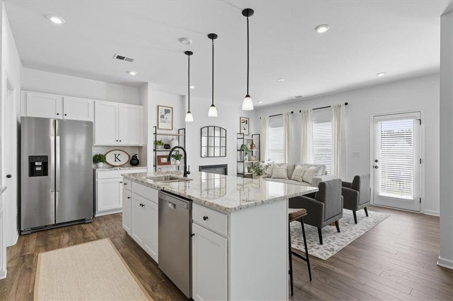 Furnished interior view inside a new home in Park Center Pointe, Austell (Image 10).