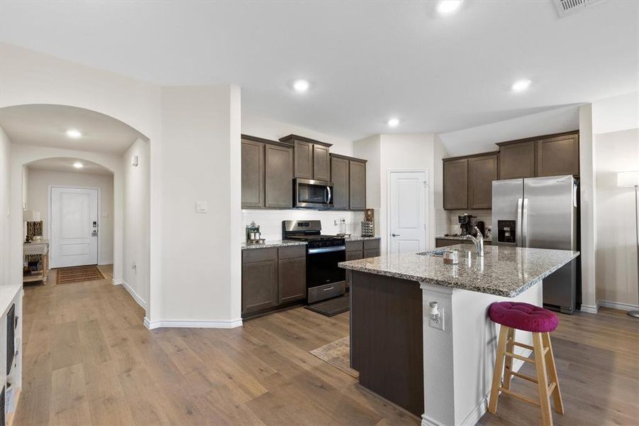 Furnished interior view inside a new home in Winchester Crossing, Princeton (Image 7). Furnished interior view inside a new home in Winchester Crossing, Princeton (Image 7).