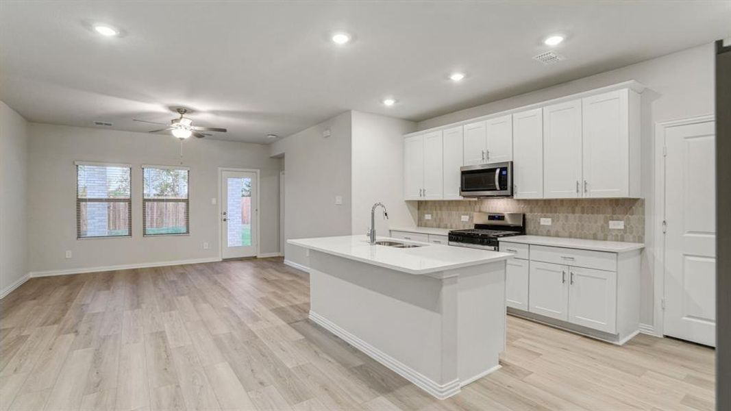 Furnished interior view inside a new home in Eastridge - Spring Series, McKinney (Image 10).