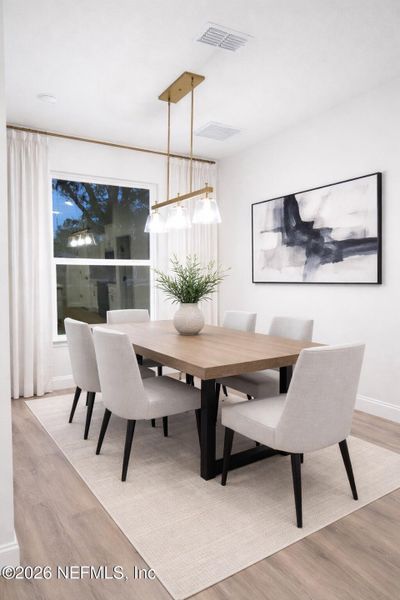 Furnished interior view inside a new home in , Palm Coast (Image 11).