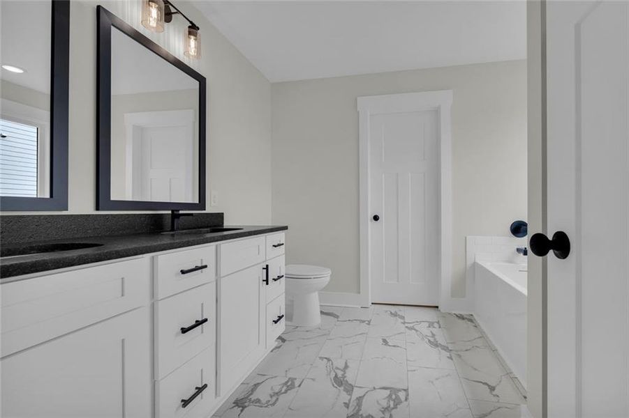 Furnished interior view inside a new home in , Toccoa (Image 28).