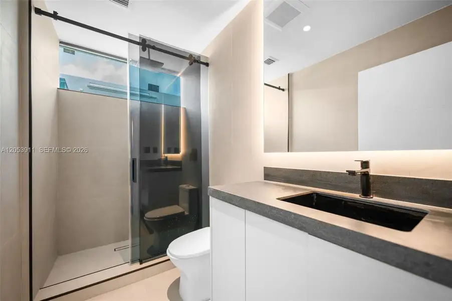 Furnished interior view inside a new home in , Miami (Image 14). Furnished interior view inside a new home in , Miami (Image 14).