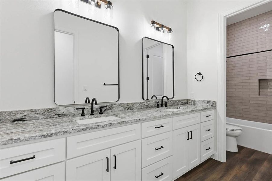 Secondary bathroom