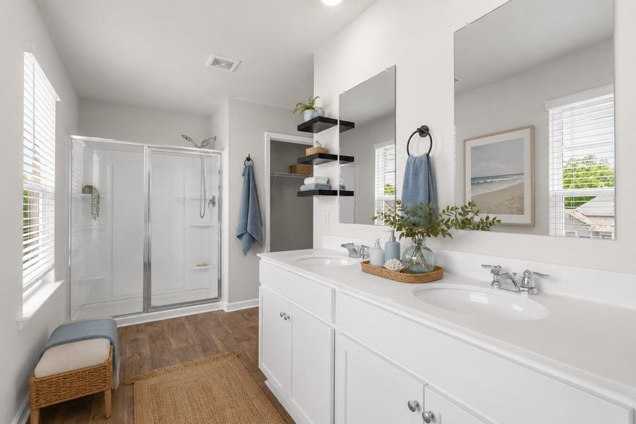 Furnished interior view inside a new home in Lakeview at Kitfield, Moncks Corner (Image 10).
