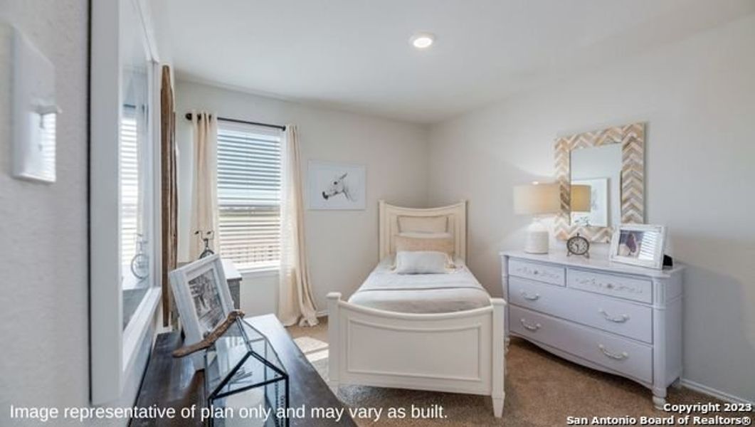 Furnished interior view inside a new home in Redbird Ranch, San Antonio (Image 15).