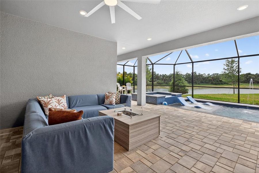 Furnished interior view inside a new home in Seaire, Parrish (Image 58).