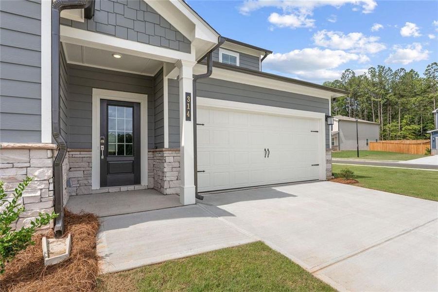 Exterior details and patio area of a home in Reserve at Gum Springs, Jefferson (Image 3). Exterior details and patio area of a home in Reserve at Gum Springs, Jefferson (Image 3).