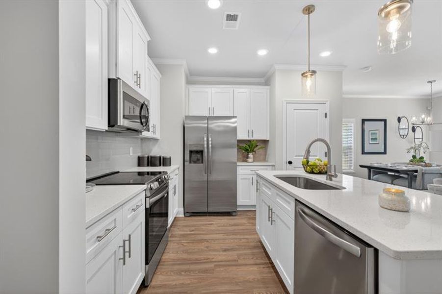 Furnished interior view inside a new home in Medlock Park, Austell (Image 34).