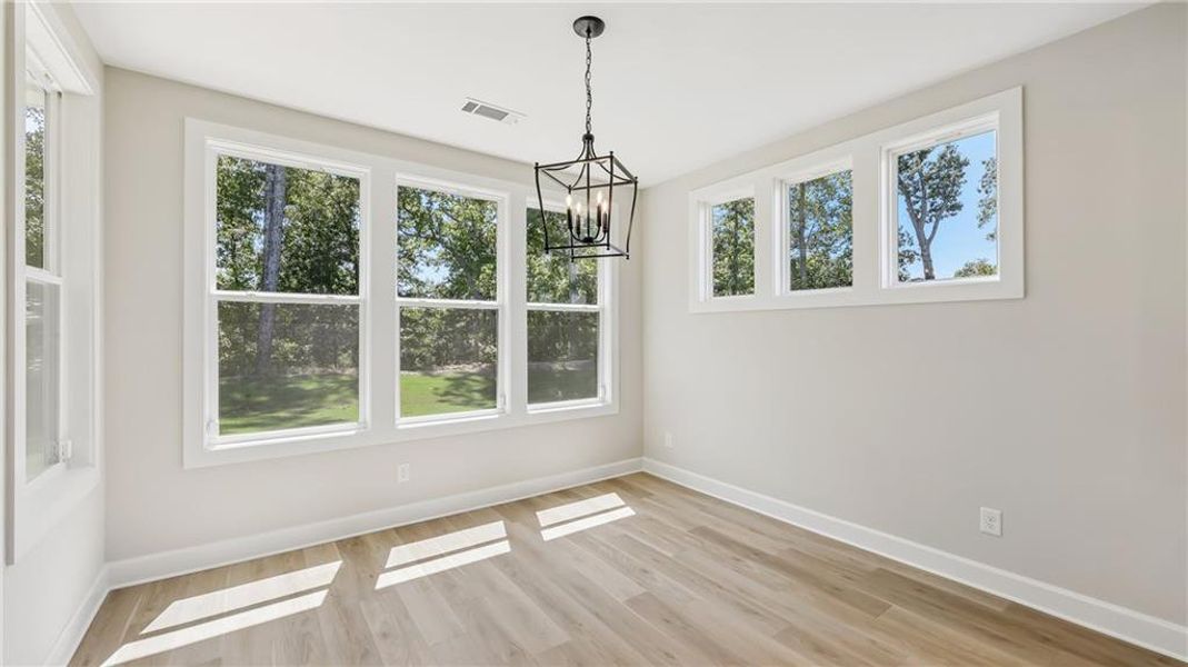Spacious, unfurnished interior of a new home in Cresswind Georgia at Twin Lakes, Hoschton (Image 23).