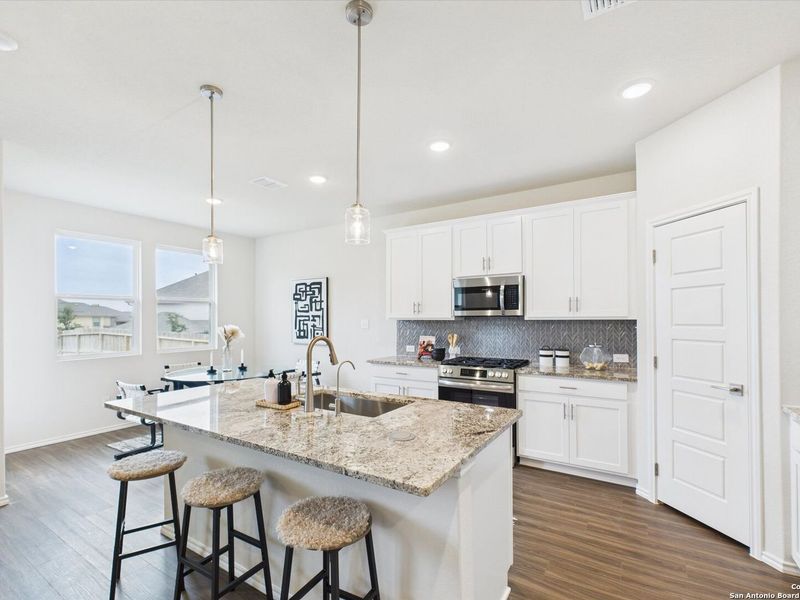 Furnished interior view inside a new home in Bricewood, San Antonio (Image 17).