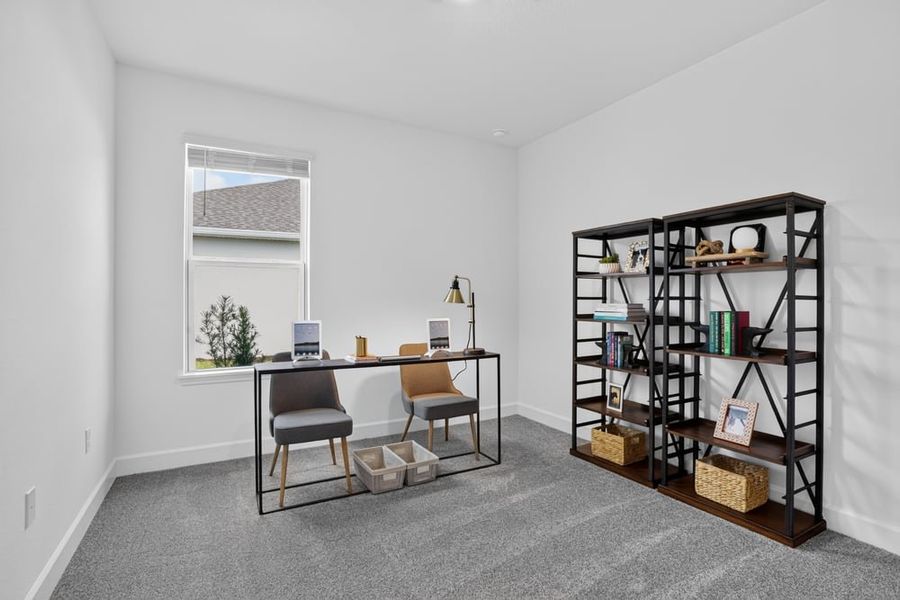 Representative furnished interior of a home built from the Abaco by Taylor Morrison in Ardisia Park, New Smyrna Beach (Image 19).