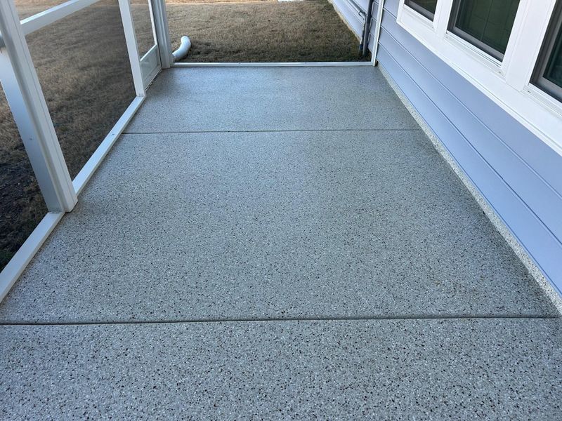 Exterior details and patio area of a home in Horizons at Summers Corner | 55+, Summerville (Image 3).