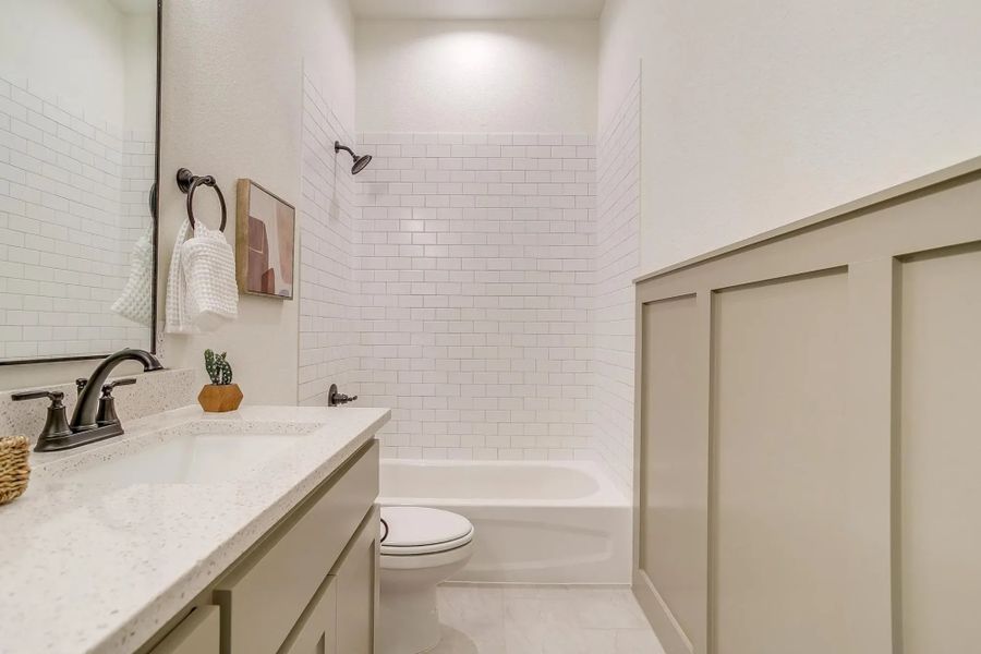 Representative furnished interior of a home built from the The Luke by Elmwood Custom Homes in Matthews Farm, Venus (Image 23). Representative furnished interior of a home built from the The Luke by Elmwood Custom Homes in Matthews Farm, Venus (Image 23).