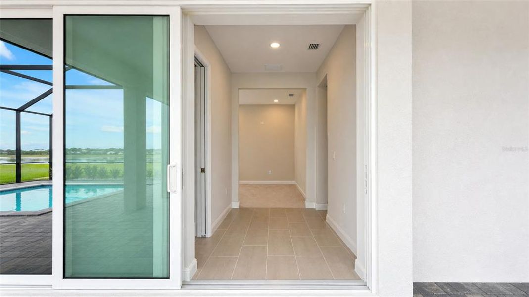 Exterior details and patio area of a home in Shellstone at Waterside, Sarasota (Image 30). Exterior details and patio area of a home in Shellstone at Waterside, Sarasota (Image 30).