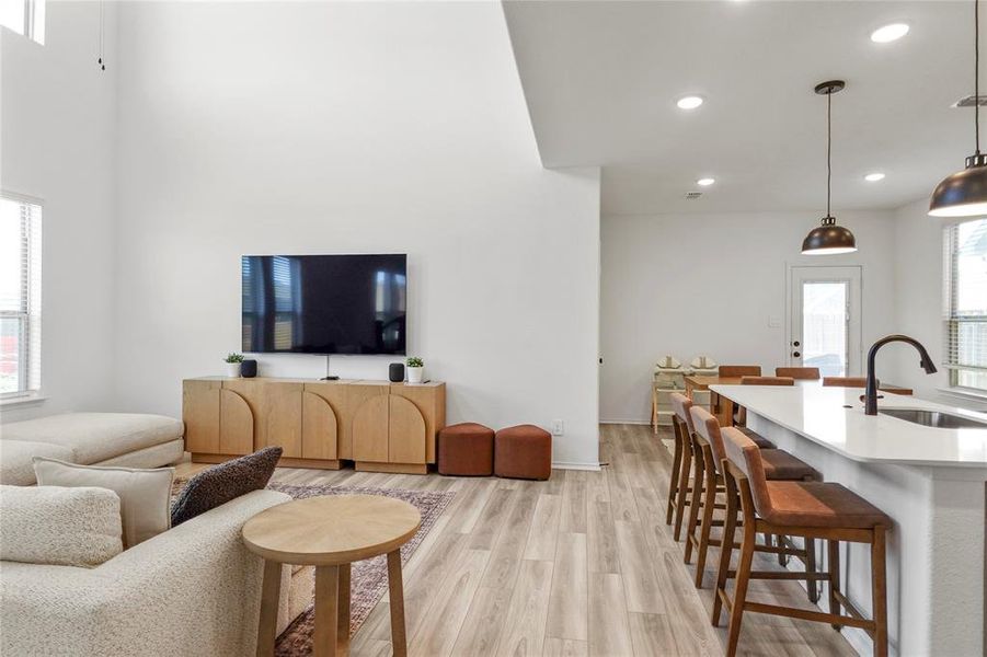 Furnished interior view inside a new home in Keeneland 40s, Aubrey (Image 24).