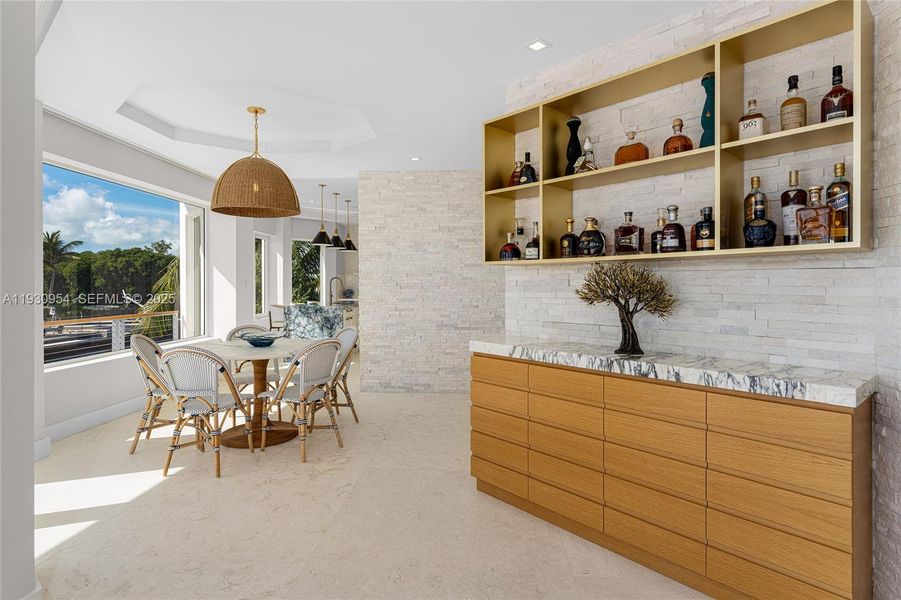 Furnished interior view inside a new home in , Key Largo (Image 44).