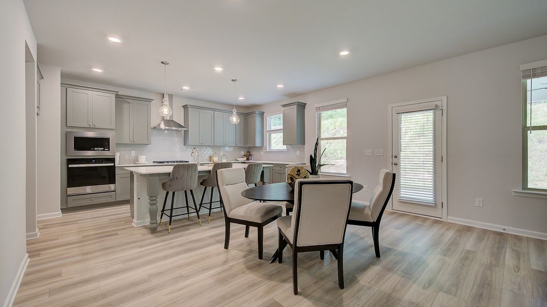 Furnished interior view inside a new home in Hamilton Lakes, Lawrenceville (Image 12). Furnished interior view inside a new home in Hamilton Lakes, Lawrenceville (Image 12).