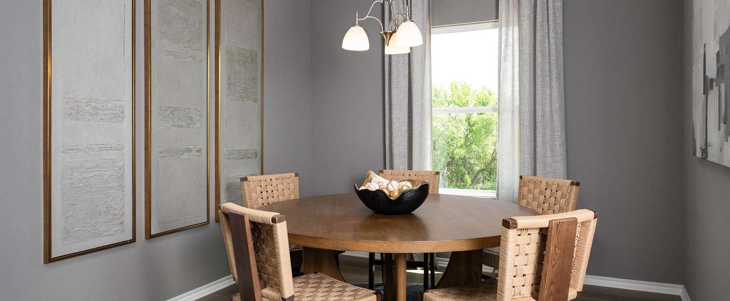 Representative furnished interior of a home built from the Alyssa by Ashton Woods in Hennersby Hollow, San Antonio (Image 7).