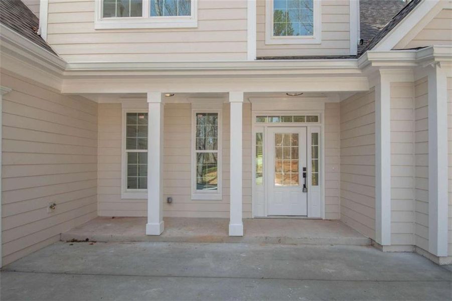 Front exterior of a new home in , Jonesboro, GA, highlighting curb appeal (Image 29).