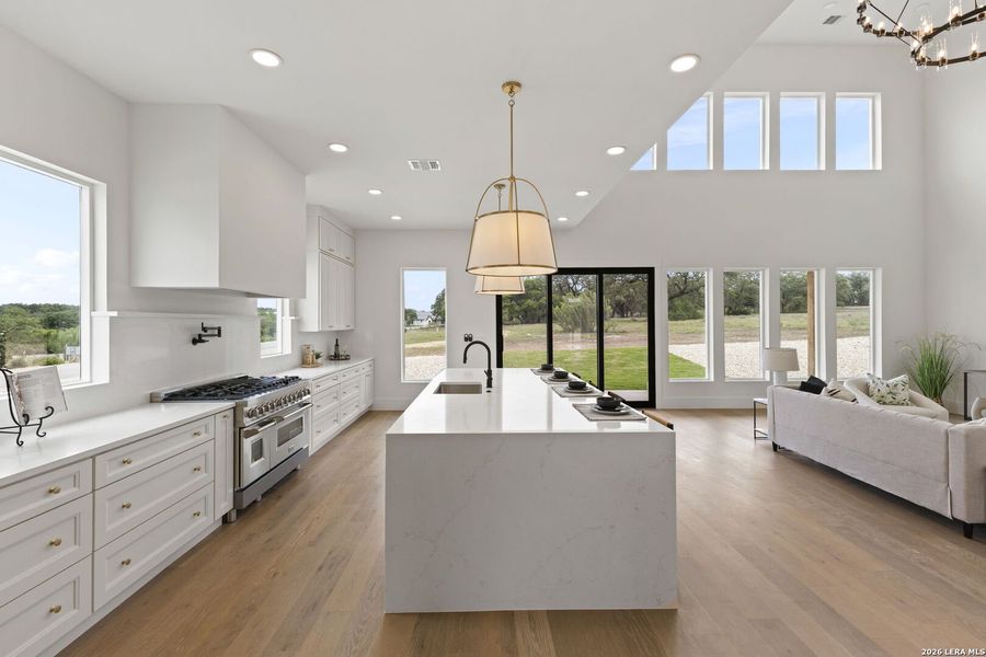 Furnished interior view inside a new home in , Bulverde (Image 15).