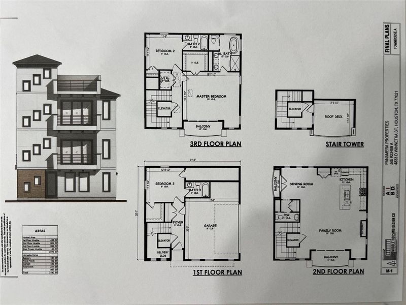 2D floor plan layout of this home in , Houston, TX (Image 3).