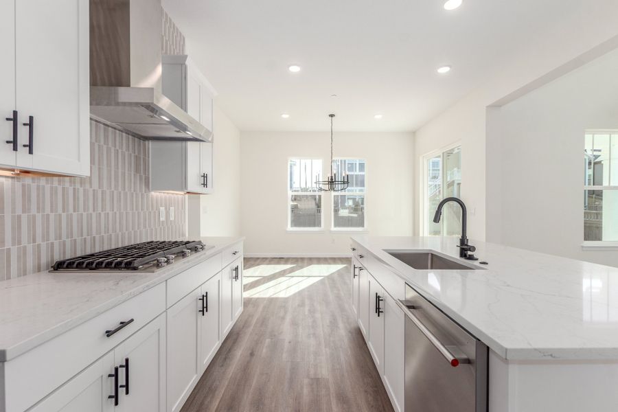 Furnished interior view inside a new home in Westerly, Erie (Image 8). Furnished interior view inside a new home in Westerly, Erie (Image 8).