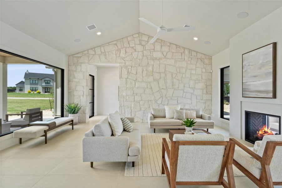 Furnished interior view inside a new home in , Belton (Image 17). Furnished interior view inside a new home in , Belton (Image 17).