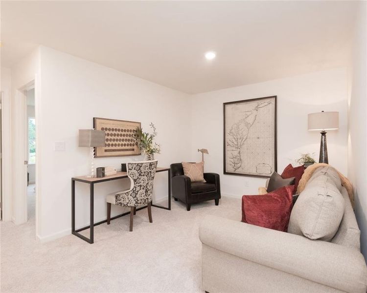 Furnished interior view inside a new home in , Conyers (Image 36).
