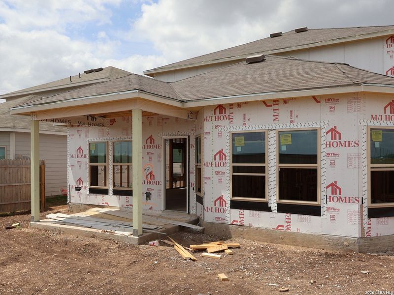 In-progress construction of a new home in Meadows at Clear Springs, New Braunfels, TX (Image 29).