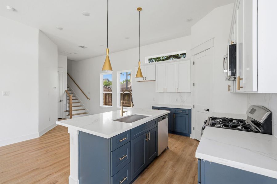 Furnished interior view inside a new home in , Houston (Image 19).
