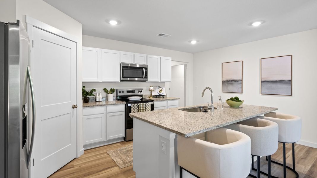 Furnished interior view inside a new home in Timber Creek, Rossville (Image 17).
