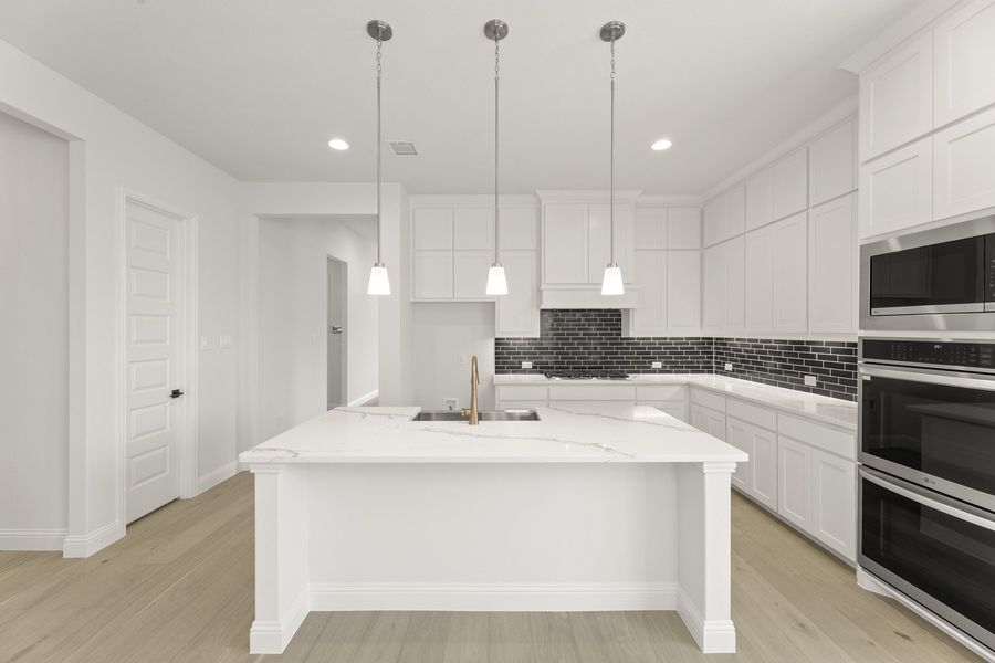 Representative furnished interior of a home built from the Crockett by Windsor Homes in Anna Town Square, Anna (Image 8).