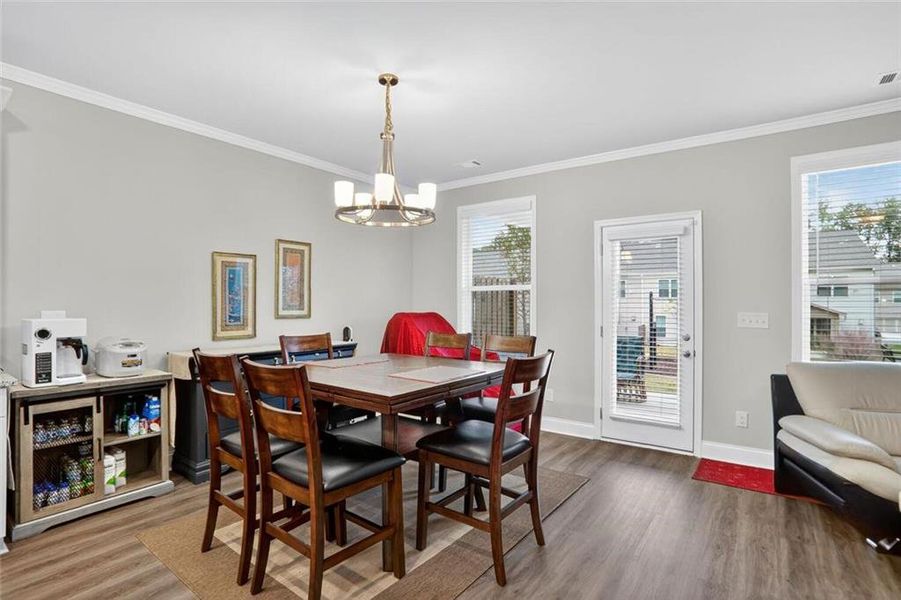 Furnished interior view inside a new home in , Atlanta (Image 17).