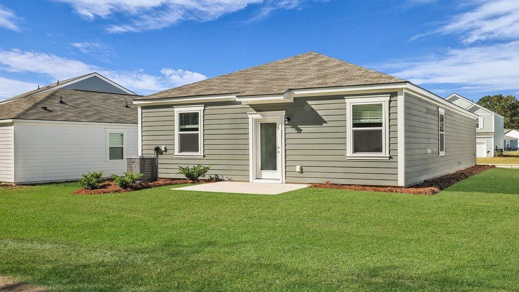 Exterior details and patio area of a home in The Oaks at Center Station, Hollywood (Image 20). Exterior details and patio area of a home in The Oaks at Center Station, Hollywood (Image 20).