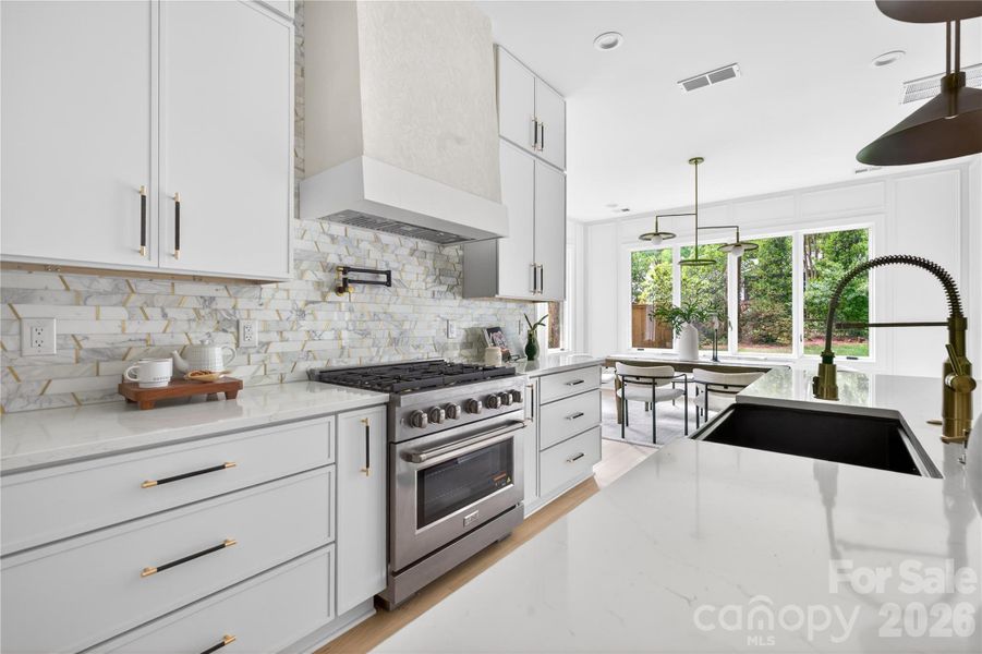 Furnished interior view inside a new home in , Charlotte (Image 31).