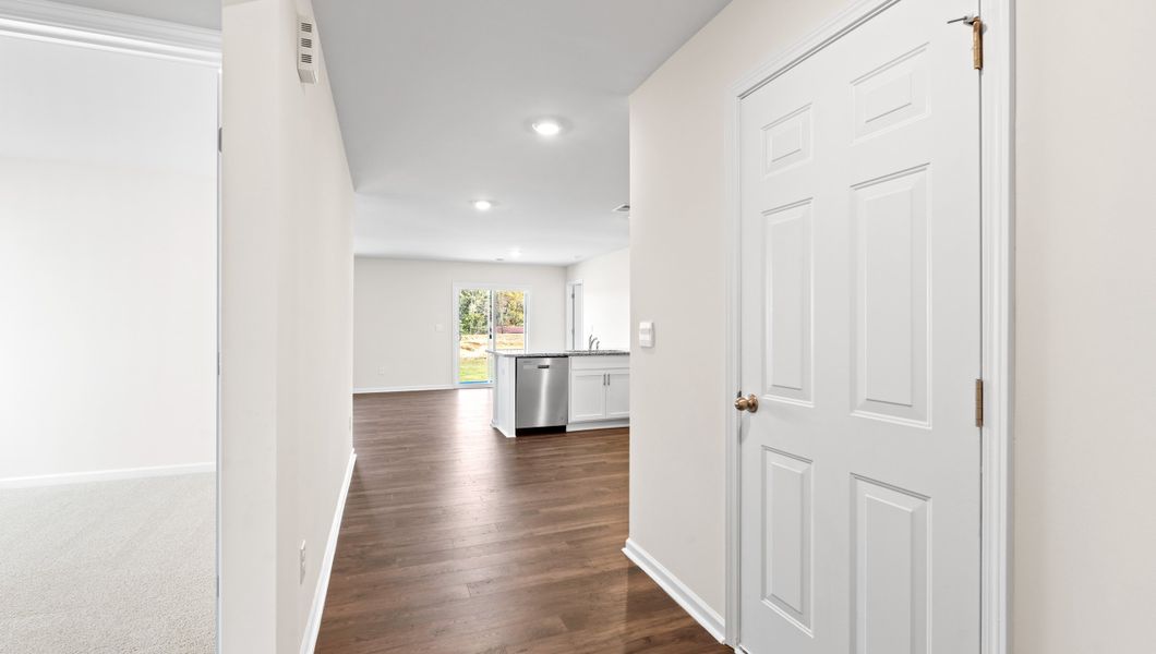 Representative unfurnished interior of a home built from the Macon by D.R. Horton in Lightwood Cottages, Moore (Image 13).