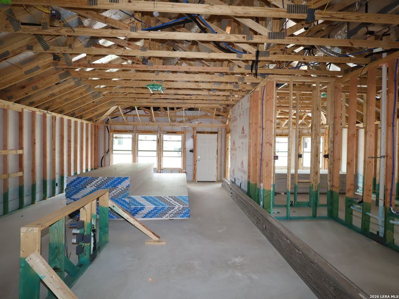 In-progress construction of a new home in Greenspoint Heights, Seguin, TX (Image 22). In-progress construction of a new home in Greenspoint Heights, Seguin, TX (Image 22).