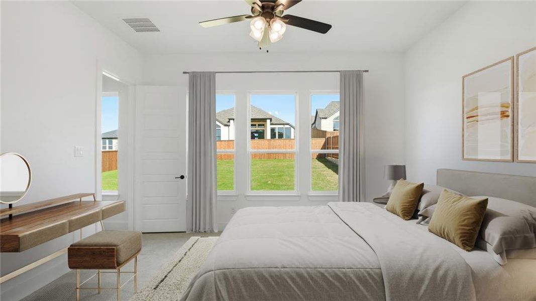 Furnished interior view inside a new home in , Fort Worth (Image 8).