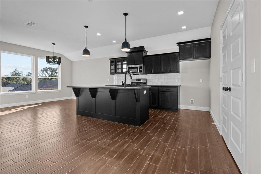 Furnished interior view inside a new home in , Lindale (Image 5). Furnished interior view inside a new home in , Lindale (Image 5).