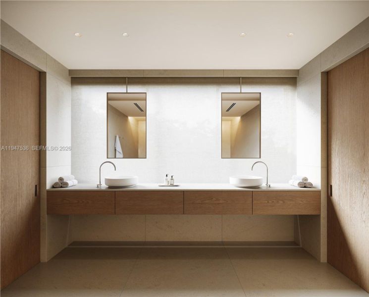 Furnished interior view inside a new home in , Miami Shores (Image 8).