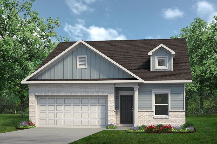 The Oakshire II- Elevation E The Oakshire II- Elevation E